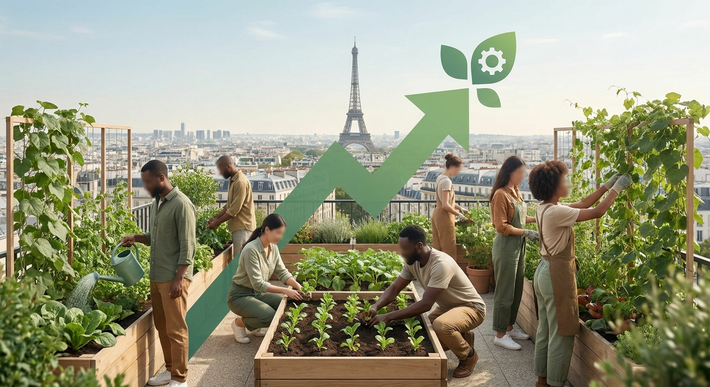 Le Jardinage à Paris : Vert, Engagé et en Pleine Croissance